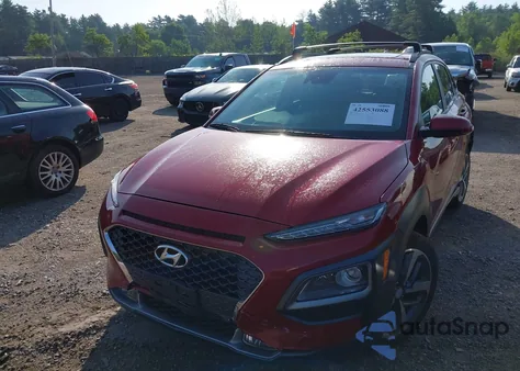 2021 Hyundai Kona Limited z USA, uszkodzony, nr VIN KM8K3CA5XMU600711